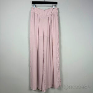 Women's Milk & Honey Pink Wide Leg Pants Size L